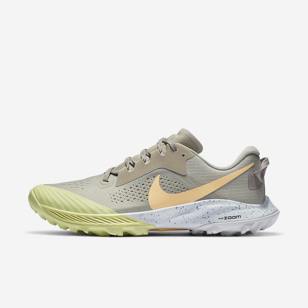 Chaussure De Trail Nike Air Zoom Terra Kiger 6 Jaune 3456-082 Stone/Enigma Stone/Limelight/Melon Tint Femme | VDQ-18852040